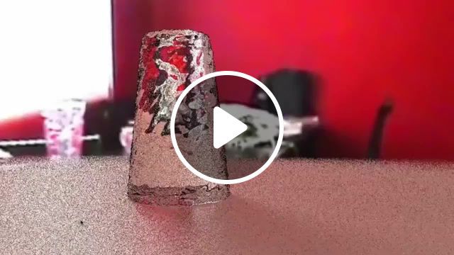 Completely fake water magic trick, fake, water trick, magic, debunk, obvious, stop posting it like real one, science technology. #0