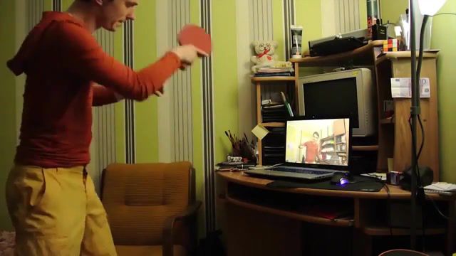 Ping pong, Tabletop, Solo, Webcam, Tennis