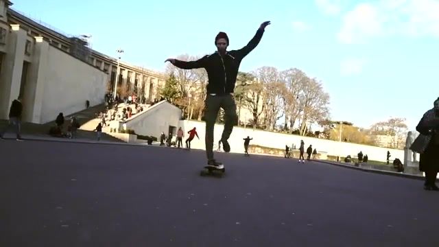 Step by step, Skateboard, Skate Trick, Step By Step, Sport, Extreme Sports, Extreme, The Offspring Come Out And Play, Extreme Ride, Longboard, Achel Machin, Cold Fun At Trocadero, Skills, Sports