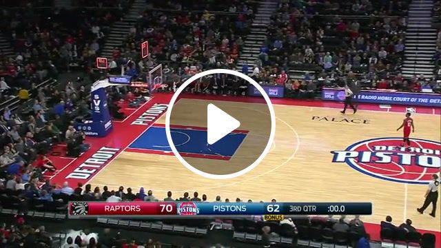 Andre drummond drains the full court buzzer beater, ball, basket, bucket, heave, shot, court, full, beater, buzzer, pistons, detroit, andre drummond, sports, big, amazing, basketball, highlights, nba. #0