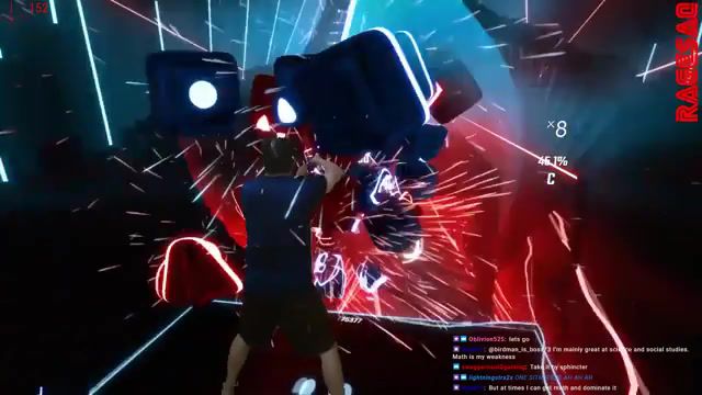 Beat Saber SITHipede Darth Maul style Spin to win - Video & GIFs | beat saber,vr,twitch,darth maul,oculus rift,mixed reality,gaming