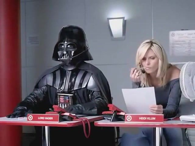 Breath Per Second Lord Vader Meets Heidi Klum