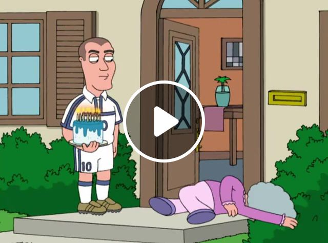 Family Guy Funny, Family Guy Jokes, Football, Zidane's Headbutt, Headbutt, Cartoon Series, Family Guy Cartoon Series, Animated Series, Cartoon For Adults, Cartoon, Cartoons, Birthday Greetings, Congratulations, Zidane, Zinedine Zidane, Birthday, Family Guy. #1