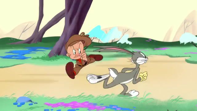 Loooooony, Wabbit, Chase, Loop, Cartoon, Warner Bros, Looney Tunes, Running, Bugs Bunny, Cartoons