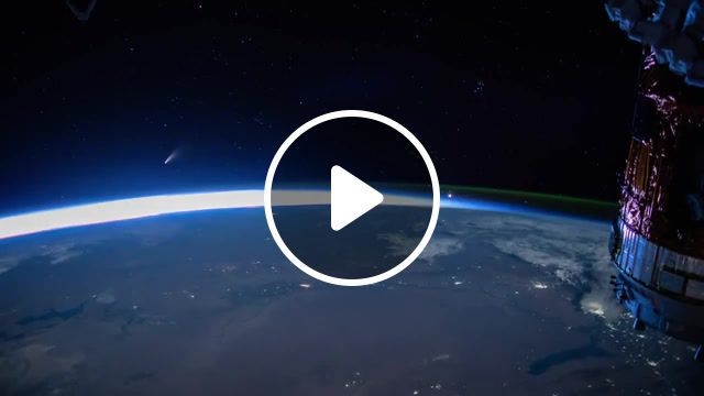 Comet neowise from iss, comet, neowise, comet neowise, iss, noctilucent, science, science technology. #0