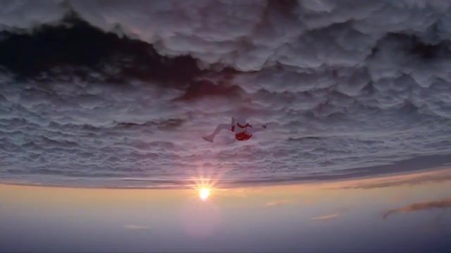 Flight of the soul, flight of the soul, skydiving, mentally, soul, flight, thought, deep, sunset, sky, sun, clouds, spiritually, handsomely, nature travel.