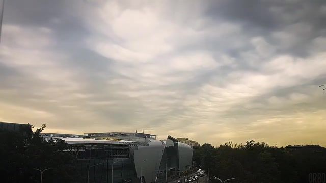 Undulatus asperatus clouds in Wroclaw, Poland, Sky, Koronal, Clouds, Midnight, Ambient, Nature, Cinemagraph, Cinemagraphs, Eleprimer, Orbo, Anvifen, Live Pictures
