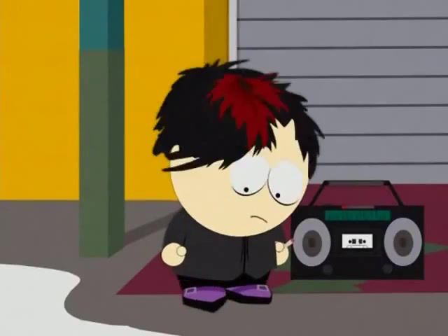 Goth's from South Park, Cartoons