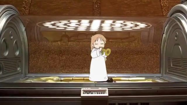 Perfect trumpeter girl - Video & GIFs | perfection,perfect,trumpeter,you and,5th element,nichijou,anime,mashup