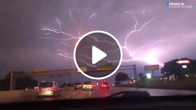 Darkest hour, wait for it wow look at this lightning crawl across the sky on i 35 sou, lighting, lighting strike, dope, epic, nature, amazing, trap, awesome, crazy, skyfall, nature travel. #0