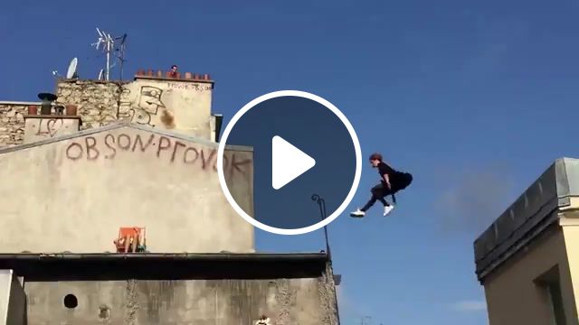 Roofs of paris, parkour, extreme, roofing, bag raiders strangers on the roof, paris, roofs, roofs of paris, nature travel. #1