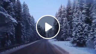 Russian winter road