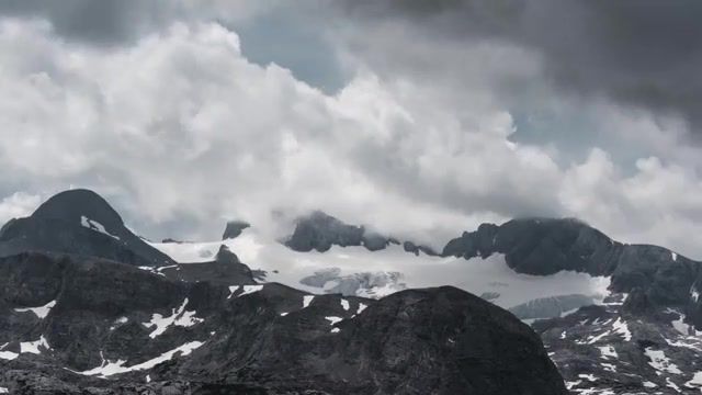 Nightcore Landscape, Austria, Timelapse, Clouds, Mountain, 4k, Landscape, Austrian Sky, Nature Travel