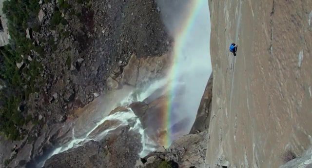 Over the rainbow, Free Solo, Somewhere Over The Rainbow, Documentary, Movie Moments, Edit, Alex Honnold, Israel Kamakawiwo'ole, What A Wonderful World, Rock Climbing, Nature Travel