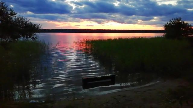 Beautiful Sunset On The Lake. Depeche Mode Enjoy The Silence. Russia. Tver Oblast. Ostashkovsky District. Lake Seliger. Live. Sunset. Lake. Nature Travel.