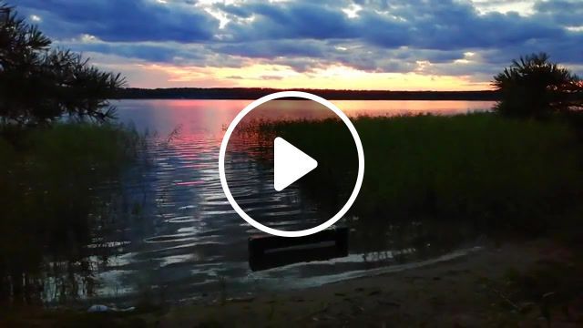 Beautiful sunset on the lake, depeche mode enjoy the silence, russia, tver oblast, ostashkovsky district, lake seliger, live, sunset, lake, nature travel. #0