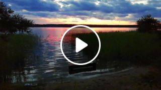 Beautiful Sunset on The Lake
