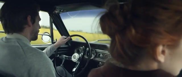 Road to the ocean, Ford Mustang, Love, Man And Woman, Sports Car, Yellow Flowers, Green Field, Calvados, Normandie, From The First Sight To The First Kiss, Short Film, France, Deauville France, Stereotactic, Cinema, Martini Art Love, Martini, Nature Travel