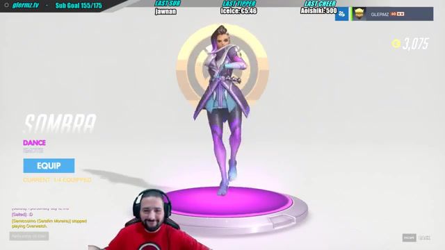 Sombra's dance fits a little too well with conga, overwatch anniversary, sombra, overwatch, gaming.