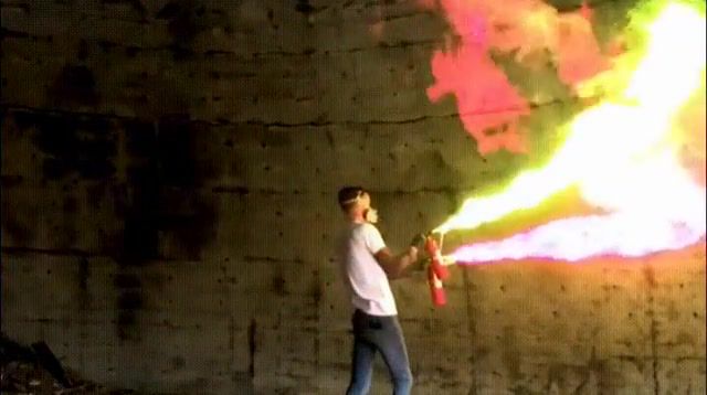 FIRE, Fire, Diva Shark, Science, Genius, Device, Fire Extinguishers, Flamethrower, Flame, Ammonium, Science Technology