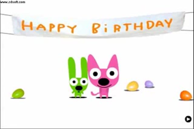 Hoops and Yoyo Happy birthday, Hoops, Yoyo, Happy, Birthday, Cartoons