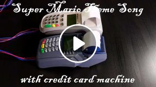 Super Mario Theme Song Credit Card machines