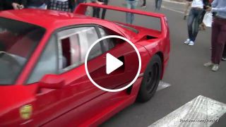 Ferrari F40 Burnout