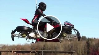 France has experienced the first flying motorcycle