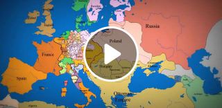 Europe history in 10 seconds 1000 AD to present day