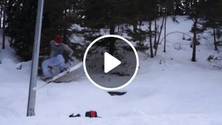 Snowboy jump