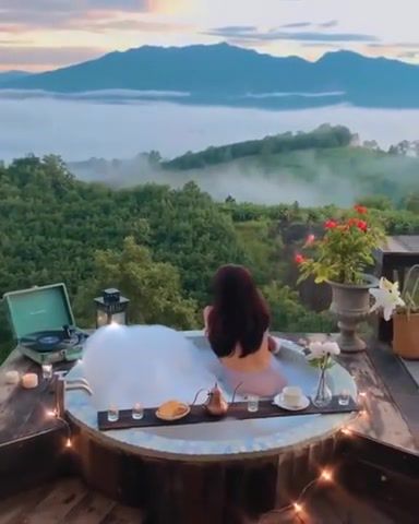 Time to take a bath, nature, mountains, relax, thailand, traveling, amazing, views, nature travel.