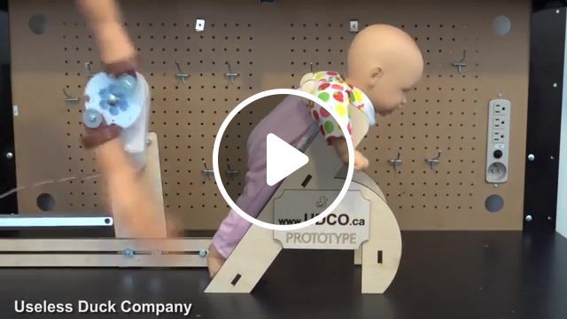 Baby burping robot, hands, burping, prototype, invention, robot, baby burp, how to burp a baby, science technology. #0