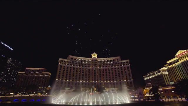 Ces intel drone light show b roll, science technology.