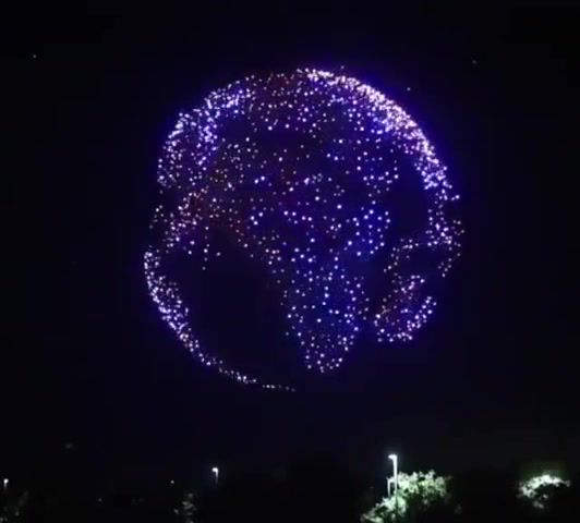 Incredible 1000 of drones performed a lighting show China, China, Tech, Drones, Festival, Future Now, Omg, Wtf, Wow, Science Technology
