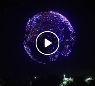 Incredible 1000 of drones performed a lighting show China
