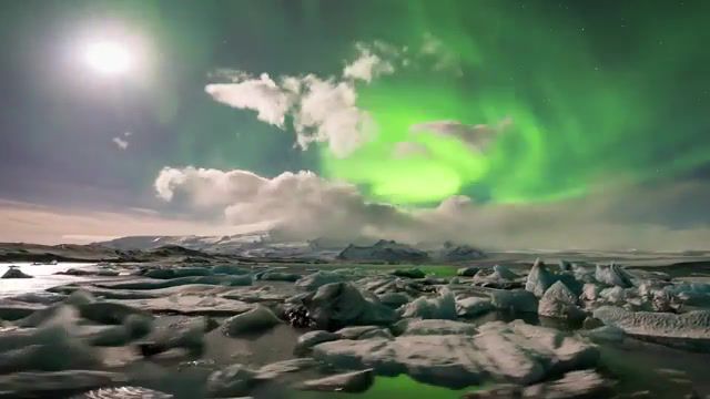 A drone in iceland, sky, snow, icebergs, sun, iceland, nature, nature travel.