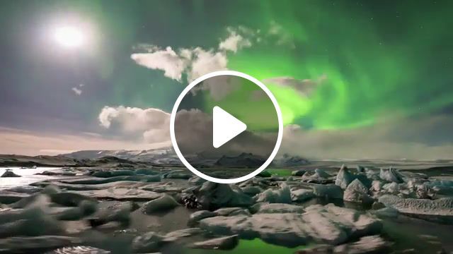 A drone in iceland, sky, snow, icebergs, sun, iceland, nature, nature travel. #0