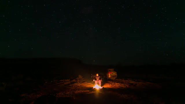 Endless night, Night, If These Trees Could Talk The Giving Tree, Music, Jeep, Camping, Fire, Timelapse, Arizona, Nature Travel