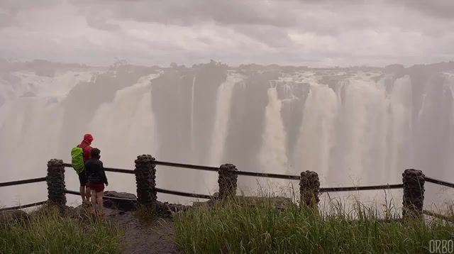 In the mists of victoria falls, eleprimer, orbo, dream, free, water, waterfall, loop, chill, trippy, nature, love, word, cinemagraphs, cinemagraph, live pictures.