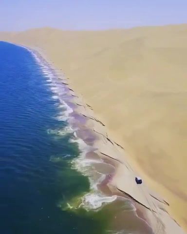 Where the desert meets the ocean, nature travel.