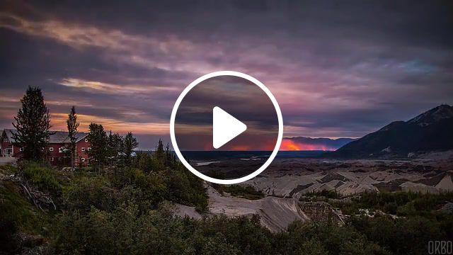 Wildfire in alaska, planet earth, eleprimer, cinemagraphs, cinemagraph, music, groovy, free, nice, wave, sky, trip, orbo, magic, cool, dream, timelapse, sun, sunset, wow, usa, alaska, nature, live pictures. #1