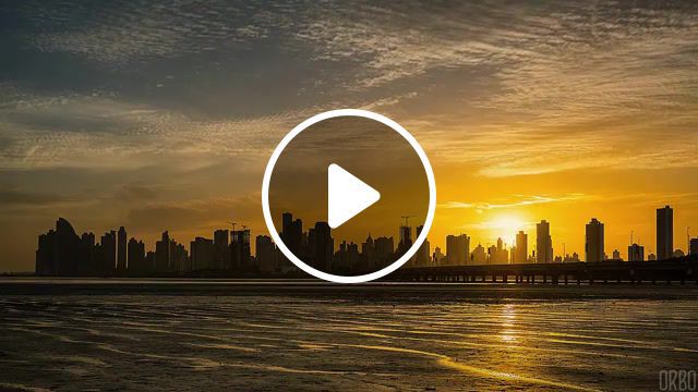 Panama city sunset, sea, water, sun, sunset, nature, city, cinemagraph, cinemagraphs, loop, orbo, eleprimer, live pictures. #0