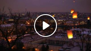 Prague. Flashlights