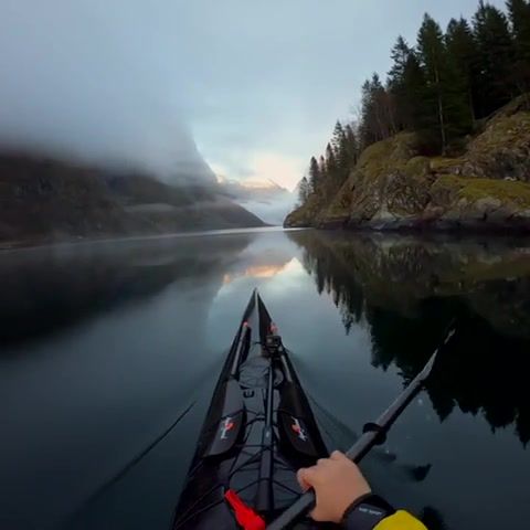 A Way Of Life. Norway. Winter. Boat. River. Amazing. Nature. Relax. Mountains. Nature Travel.