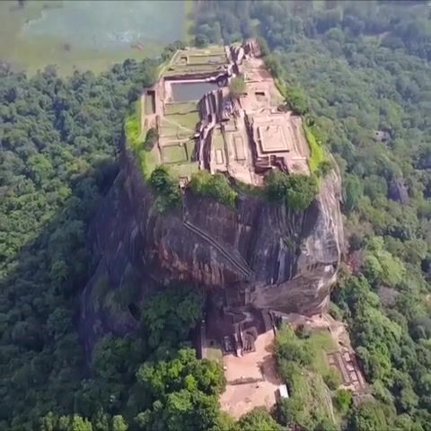 Sigiriya Rock Fortress in Sri Lanka - Video & GIFs | nature travel