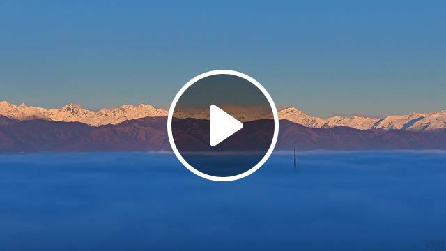 Turin shrouded in cloud, cinemagraph, cinemagraphs, loop, cloud, wow, sun, nature, eleprimer, live pictures. #0