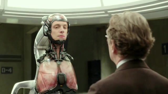 Bodiless RoboCop. Corporation. Weapon. Professor. Doctor. Medicine. Science. Body. Tech. Technology. Cyborg. Robot.