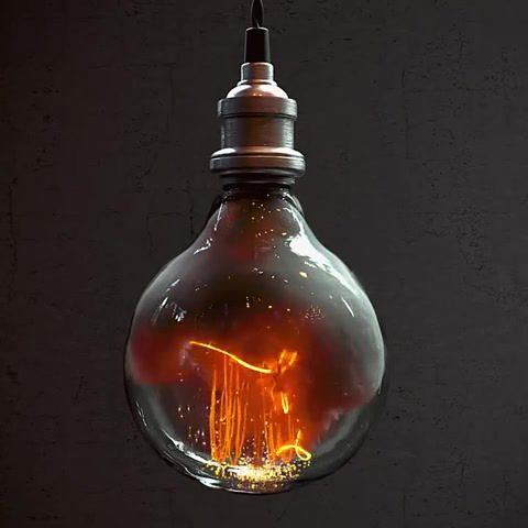 Boom in the bulb, Bulb, Fireworks, Explosion, Beauty, Beautiful, Cosmos, Light, Animation, Science, Science Technology