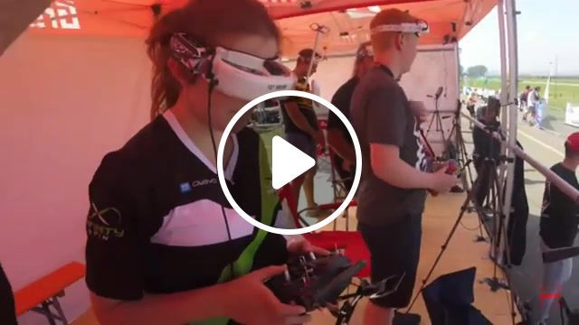 Girls like drone racing too, science technology. #0