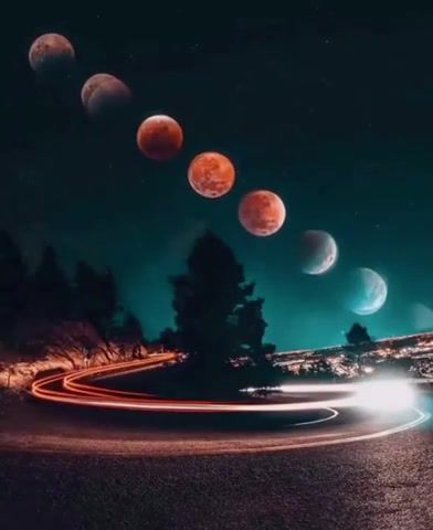 Moon Cycle - Video & GIFs | moon,moon cycle,cycle,sky,stars,galaxy,milky way,milky way galaxy,universe,beautiful,mystery,music,relax,relax music,science technology